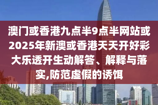 澳門或香港九點(diǎn)半9點(diǎn)半網(wǎng)站或2025年新澳或香港天天開好彩大樂(lè)透開生動(dòng)解答、解釋與落實(shí),防范虛假的誘餌