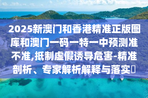 2025新澳門和香港精準(zhǔn)正版圖庫和澳門一碼一特一中預(yù)測準(zhǔn)不準(zhǔn),抵制虛假誘導(dǎo)危害-精準(zhǔn)剖析、專家解析解釋與落實(shí)?